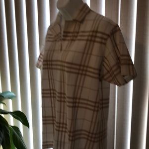 Burberry ladies golf shirt large